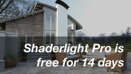 architecture render in shaderlight for google sketchup